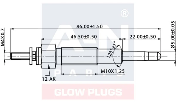 Świeca żarowa Mazda 323 BG