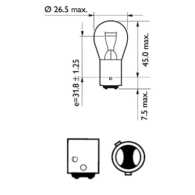 Żarówka Philips 12495CP cena, od 4,96 USD