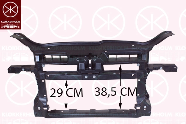 Osłona chłodnicy kompletna (panel mocowania reflektorów) Volkswagen Passat B5 sedana (3B3) (2000 - 2005) cena, od 118,97 USD