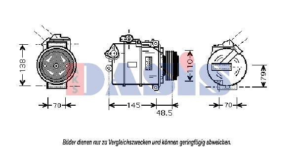 SKK039 Polcar Sprężarka klimatyzacji