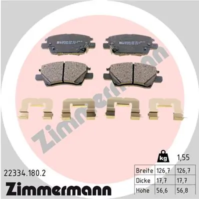 Klocki hamulcowe Chevrolet Cruze