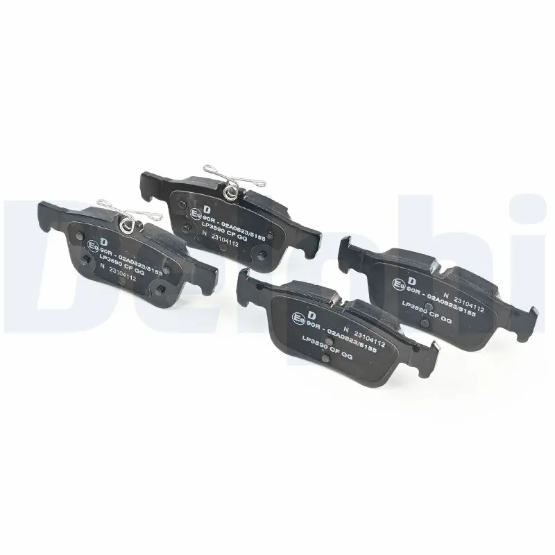 Okładziny (klocki) do hamulców tarczowych tylne Delphi LP3590 cena, od 26,64 USD