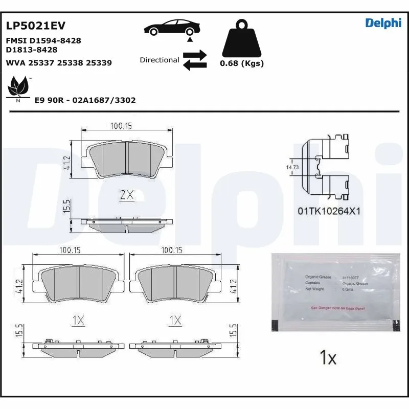 LP5021EV Delphi