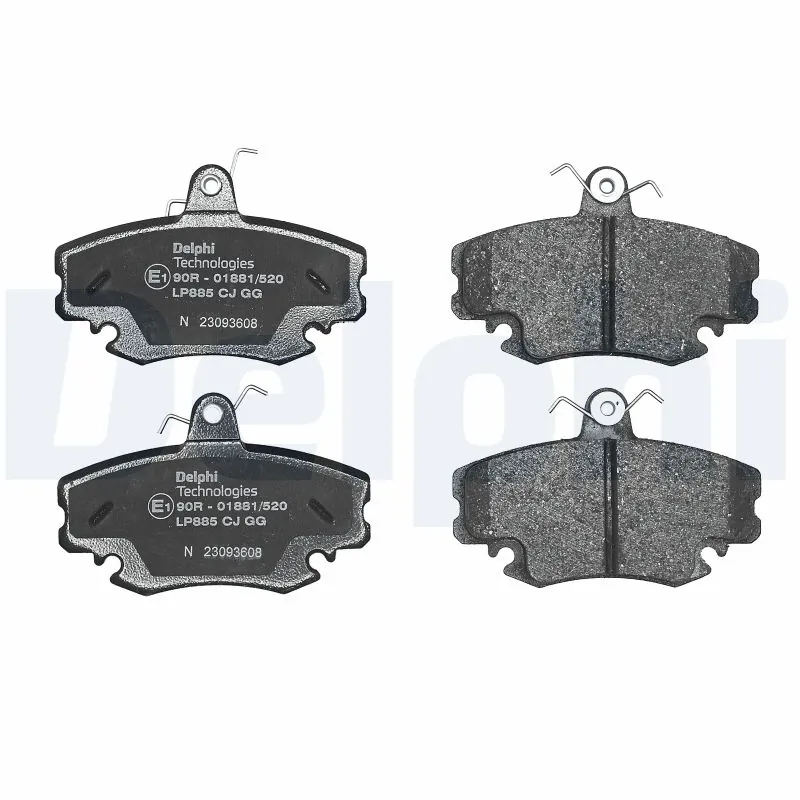 LP885 Delphi Klocki hamulcowe przednie tarczowe
