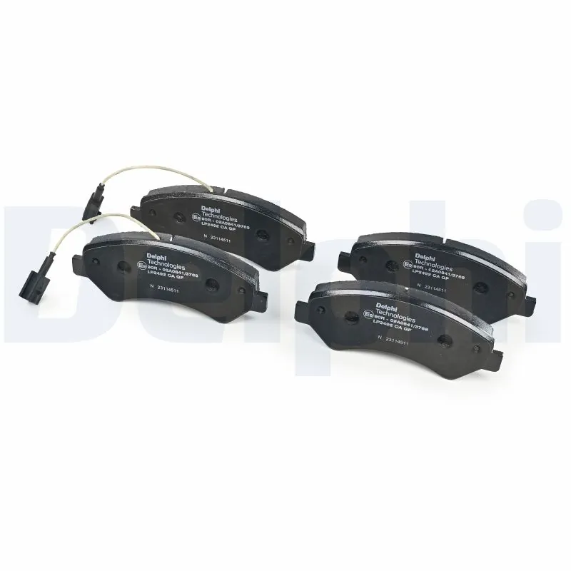 Klocki hamulcowe przednie tarczowe Delphi LP2492 cena, od 37,11 USD