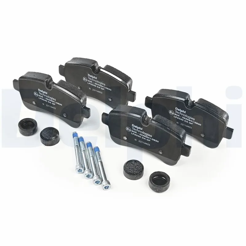 Okładziny (klocki) do hamulców tarczowych tylne Delphi LP2040 cena, od 33,16 USD