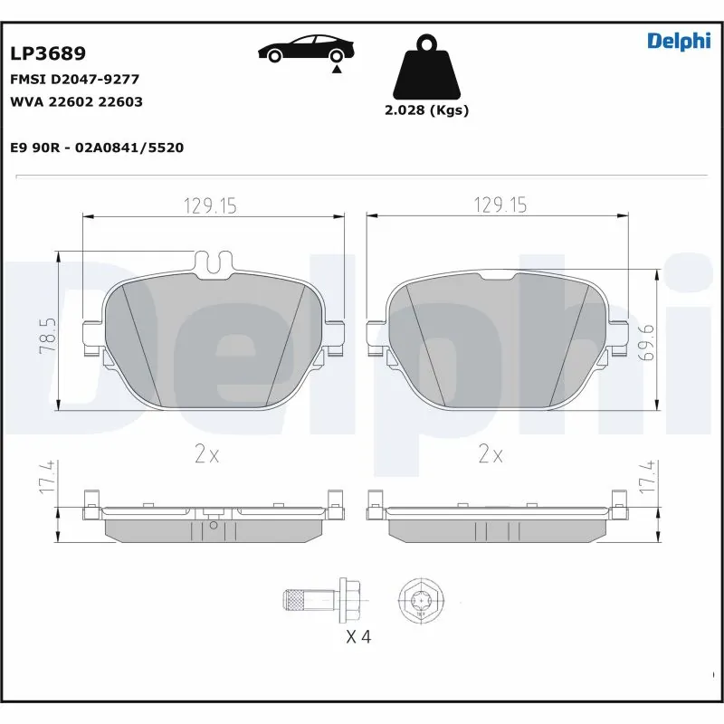 LP3689 Delphi