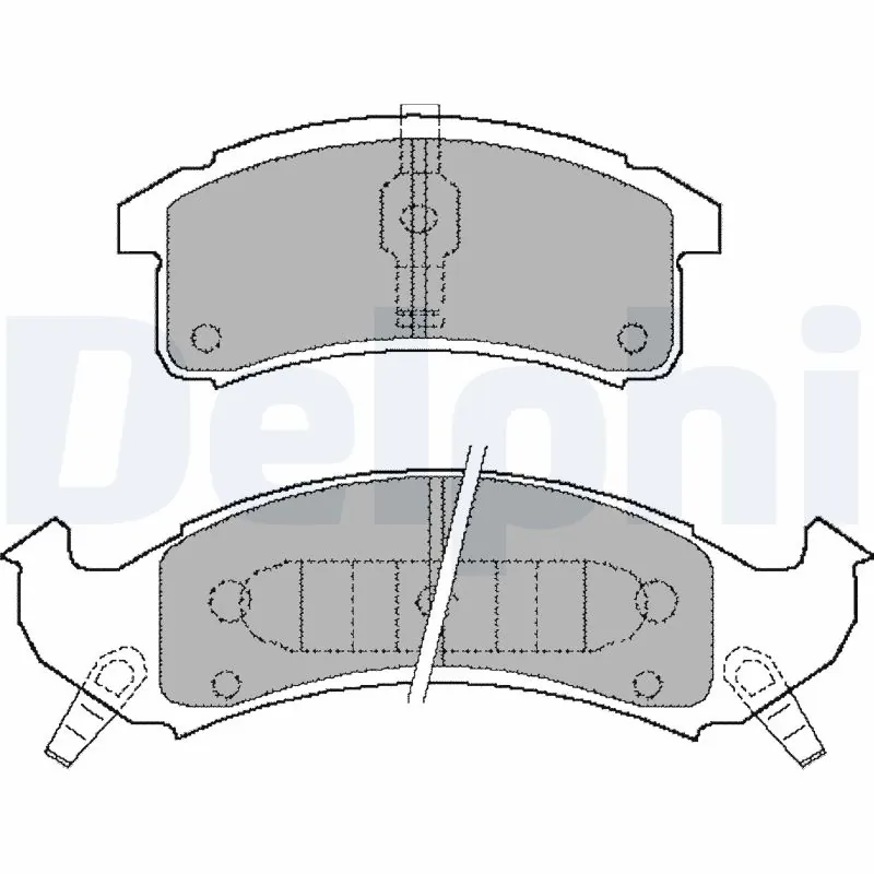 Klocki hamulcowe przednie tarczowe do Chevrolet Lumina 