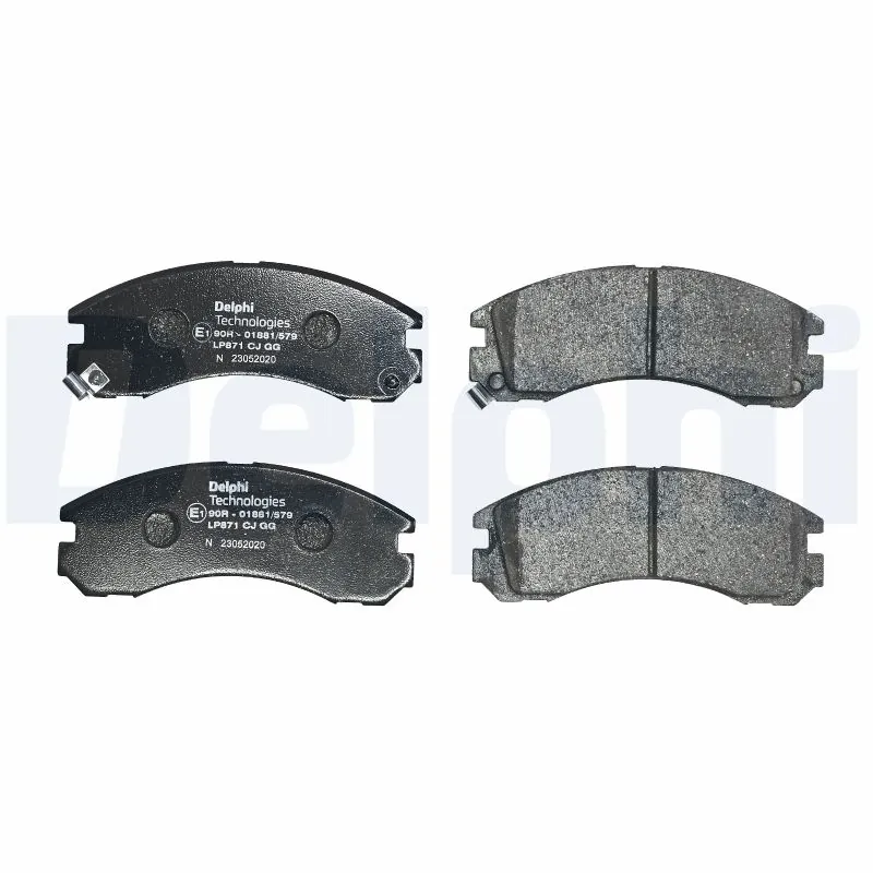 LP871 Delphi Klocki hamulcowe przednie tarczowe