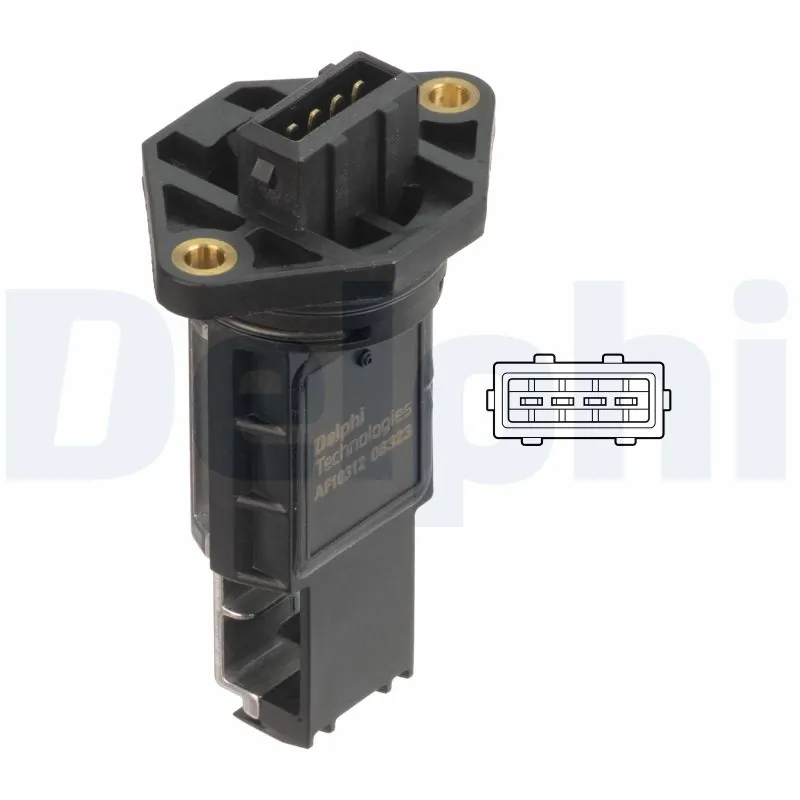 Czujnik przepływu powietrza, przepływomierz powietrza M.A.F. Hyundai Accent I sedana (1994 - 2001) cena, od 72,59 USD