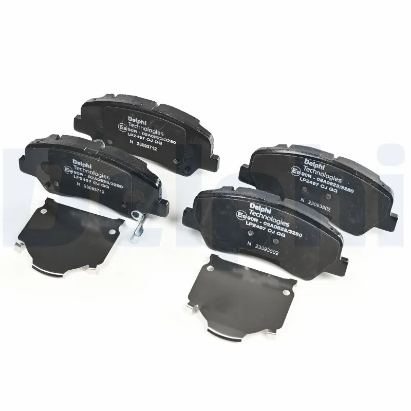 Klocki hamulcowe przednie tarczowe Delphi LP2497 cena, od 27,46 USD