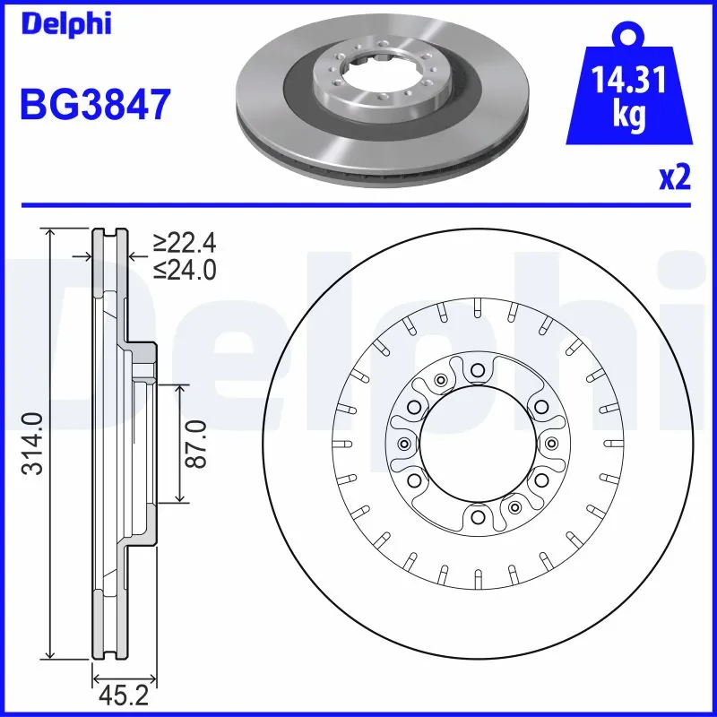 BG3847 Delphi