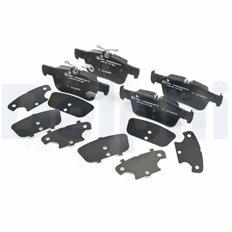 Okładziny (klocki) do hamulców tarczowych tylne Delphi LP3151 cena, od 26,64 USD