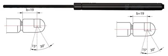 Do koszyka Amortyzator maski Audi A6 C5 4B2, 4B4