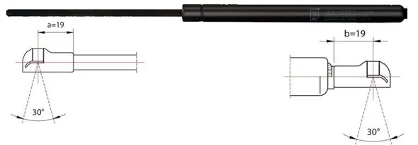 Do koszyka Amortyzator maski Ford Galaxy I VY WGR