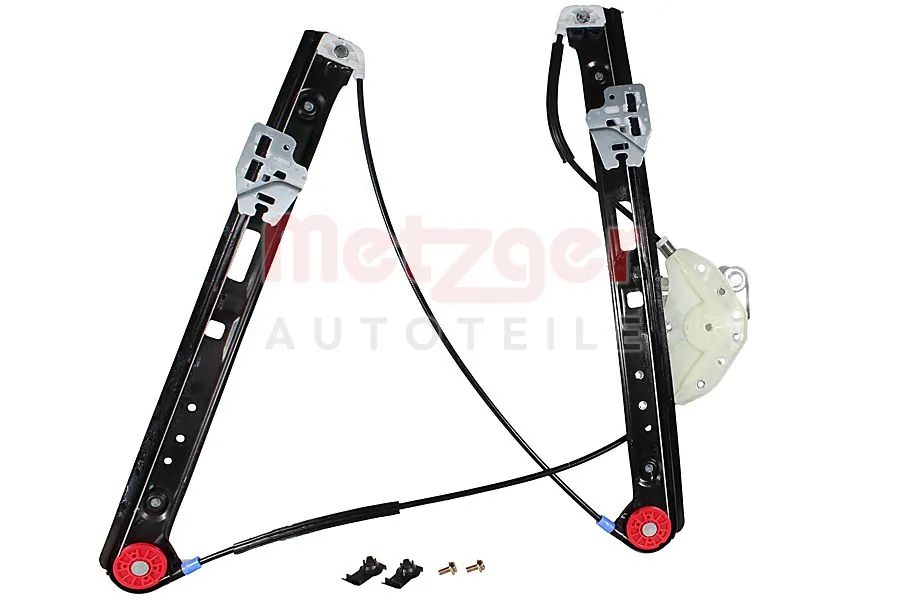 Do koszyka Mechanizm podnoszenia szyby drzwi przednich lewych BMW 3  E46