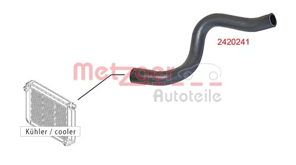 Przewód (króciec) chłodnicy górny Fiat Qubo minivan (225) (2008 - 2026) cena, od 15,63 USD