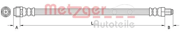 Przewód hamulcowy przedni Mercedes ML/GLE SUV (W166) (2011 - 2014) cena, od 20,52 USD