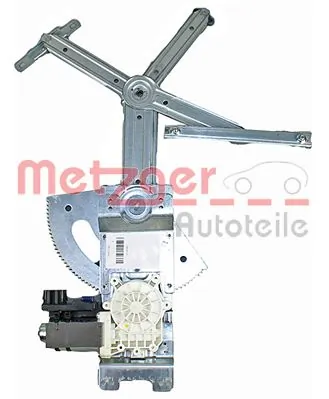 Mechanizm podnoszenia szyby drzwi przednich lewych Opel Astra G
