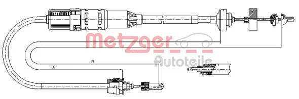  Linka sprzęgła Renault Espace 3