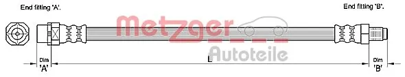 Przewód hamulcowy przedni do BMW X3  E83