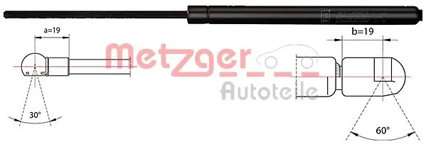 Do koszyka Amortyzator klapy bagażnika (3/5 drzwi-tylnych) Audi Q7  4LB