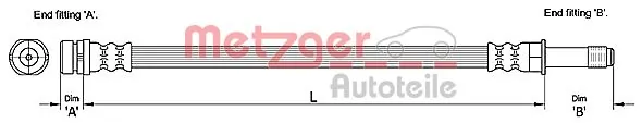 Przewód hamulcowy przedni Ford C-Max 