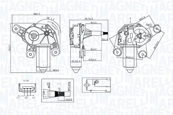 Silniczek wycieraczki tylnej szyby Fiat Doblo II awangarda (263) (2010 - 2022) cena, od 80,77 USD