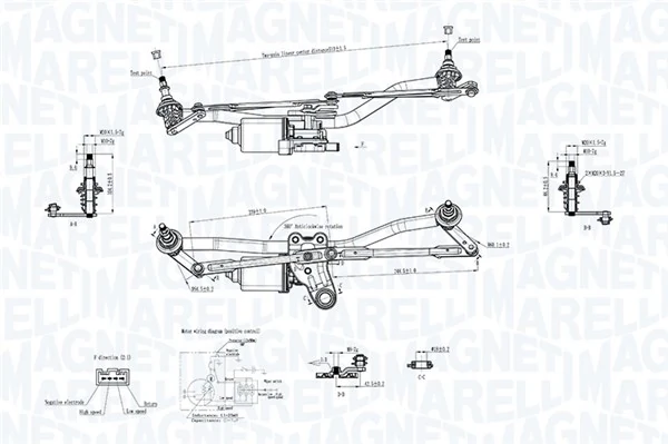 Mechanizm wycieraczek BMW X3 SUV (E83) (2004 - 2010) cena, od 67,09 USD