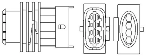 Sonda lambda czujnik tlenu po katalizatorze General Motors 0855353