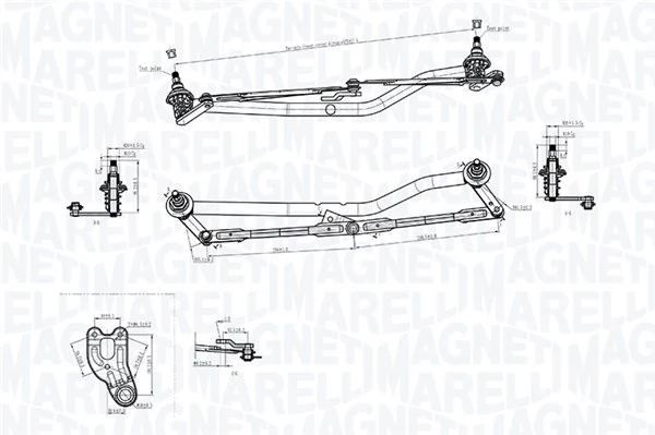 Mechanizm wycieraczek BMW 3 