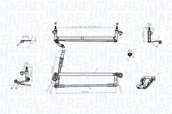  Mechanizm wycieraczek Volkswagen Golf 5