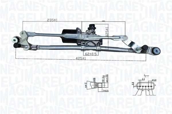 Mechanizm wycieraczek Renault Megane IV