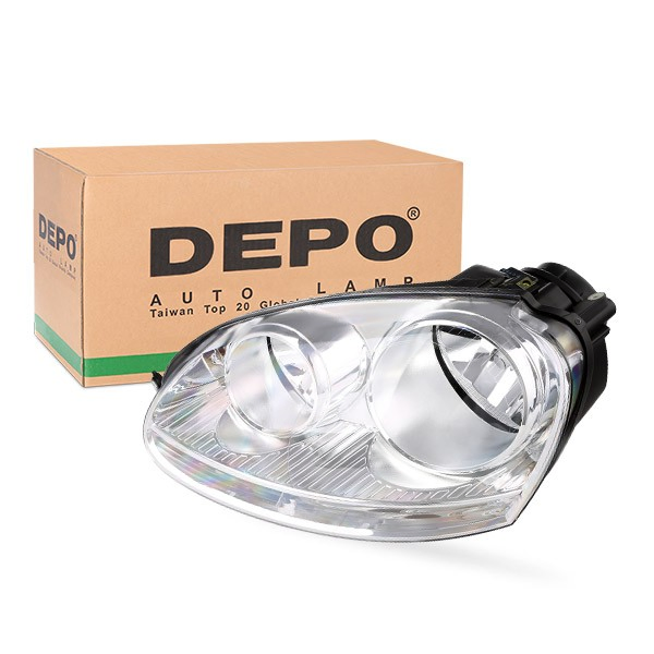 Reflektor lewy Volkswagen Jetta V sedana (1K2) (2004 - 2010) cena, od 115,69 USD