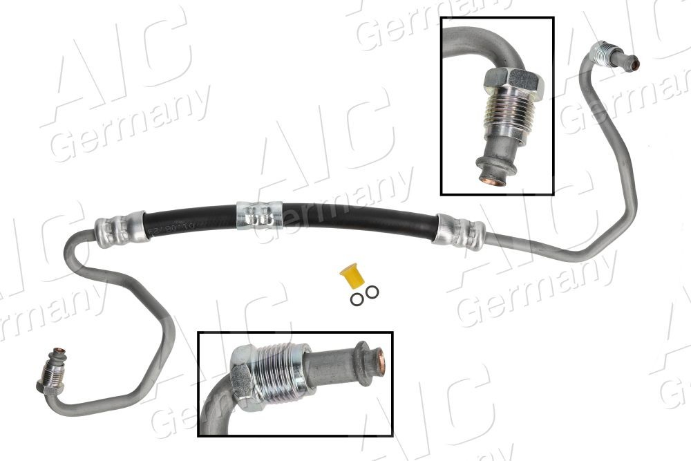 Do koszyka Przewód hydraulicznego układu wspomagania wysokiego ciśnienia, od pompy do maglownicy (mechanizmu) Opel Zafira A F75