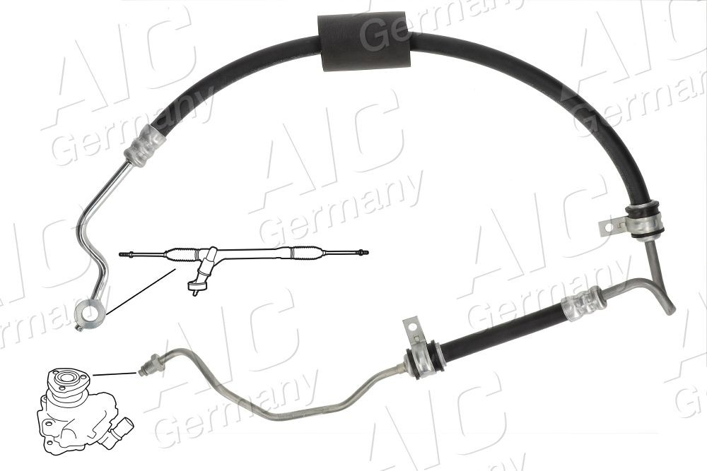 Przewód hydraulicznego układu wspomagania wysokiego ciśnienia, od pompy do maglownicy (mechanizmu) Hyundai Getz hatchback (TB) (2002 - 2011) cena, od 76,08 USD