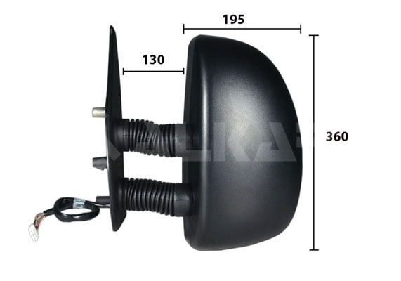 Do koszyka 735318854 Fiat/Alfa/Lancia Lusterko wsteczne lewe