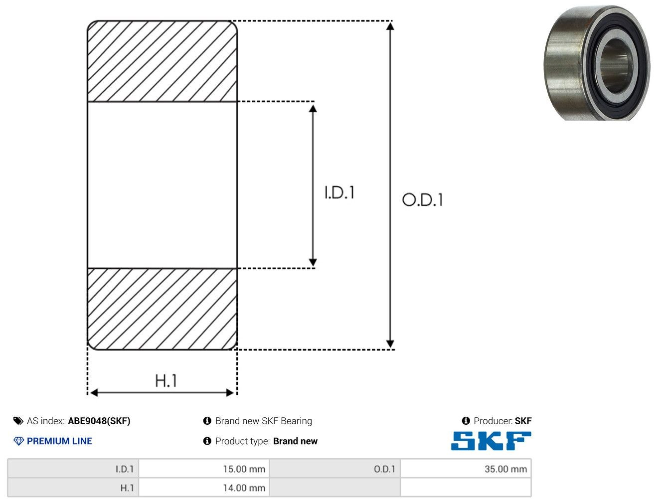 Łożysko alternatora Fiat Croma I hatchback (154) (1985 - 1996) cena, od 8,41 USD