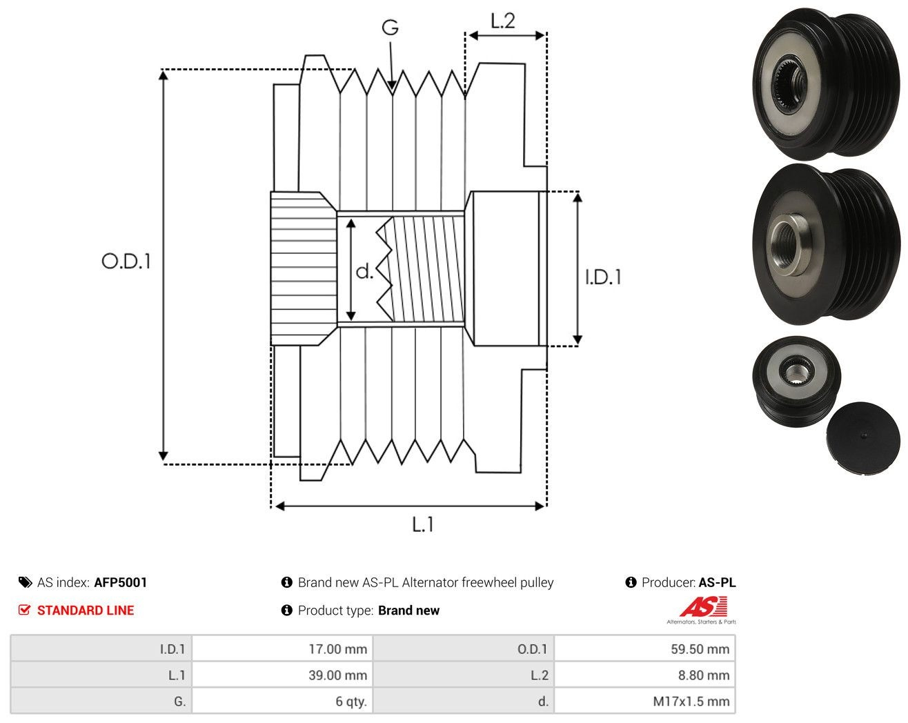 Koło pasowe alternatora Mazda 323 F V hatchback (BA) (1994 - 1998) cena, od 40,62 USD
