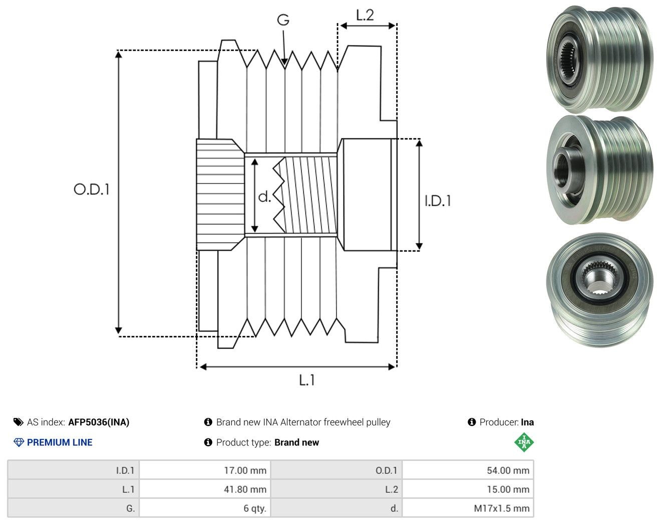  Koło pasowe alternatora Peugeot 508 2