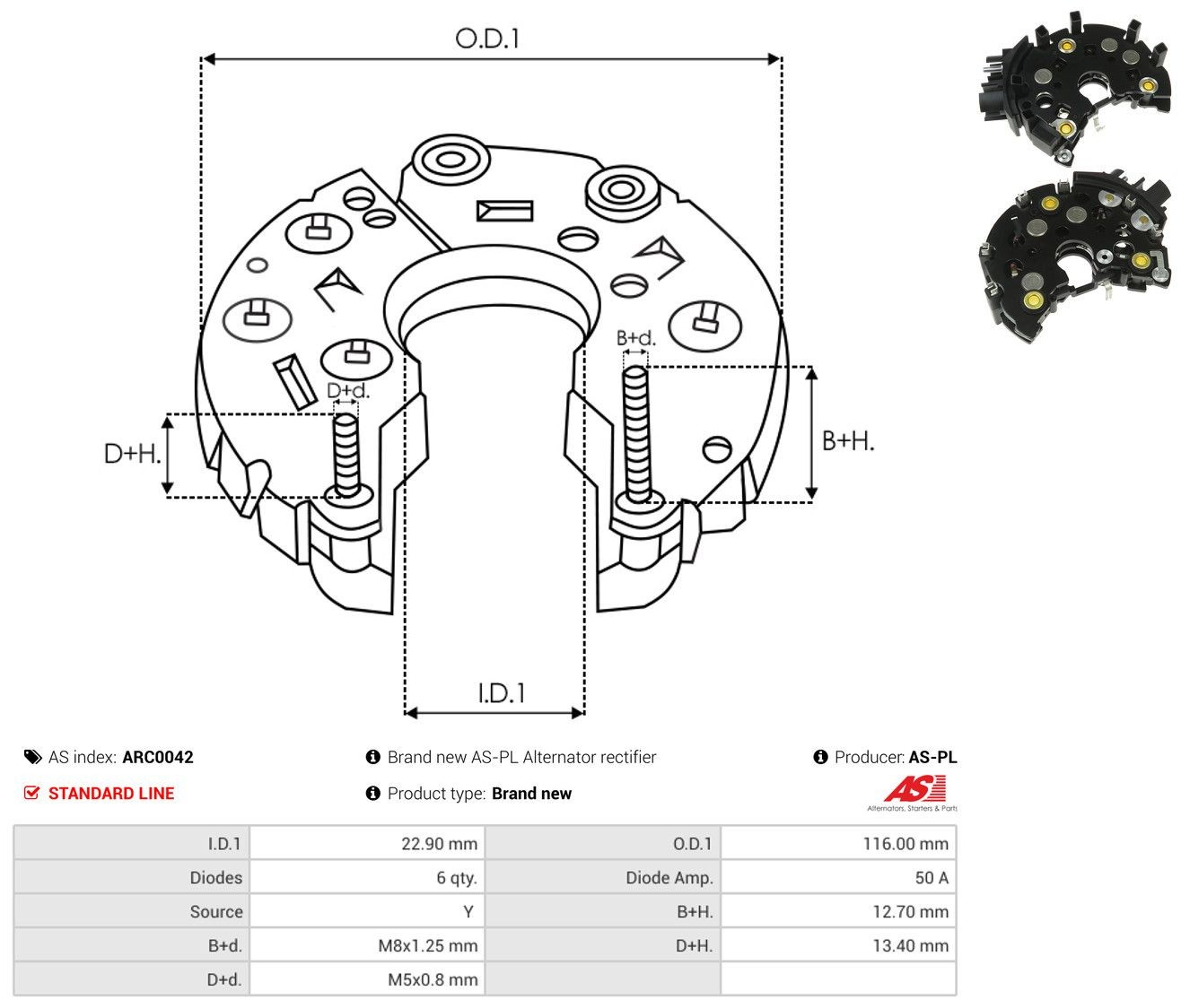 Mostek prostowniczy alternatora = Moster diodowy alternatora Chery QQ hatchback (2002 - 2026) cena, od 32,67 USD