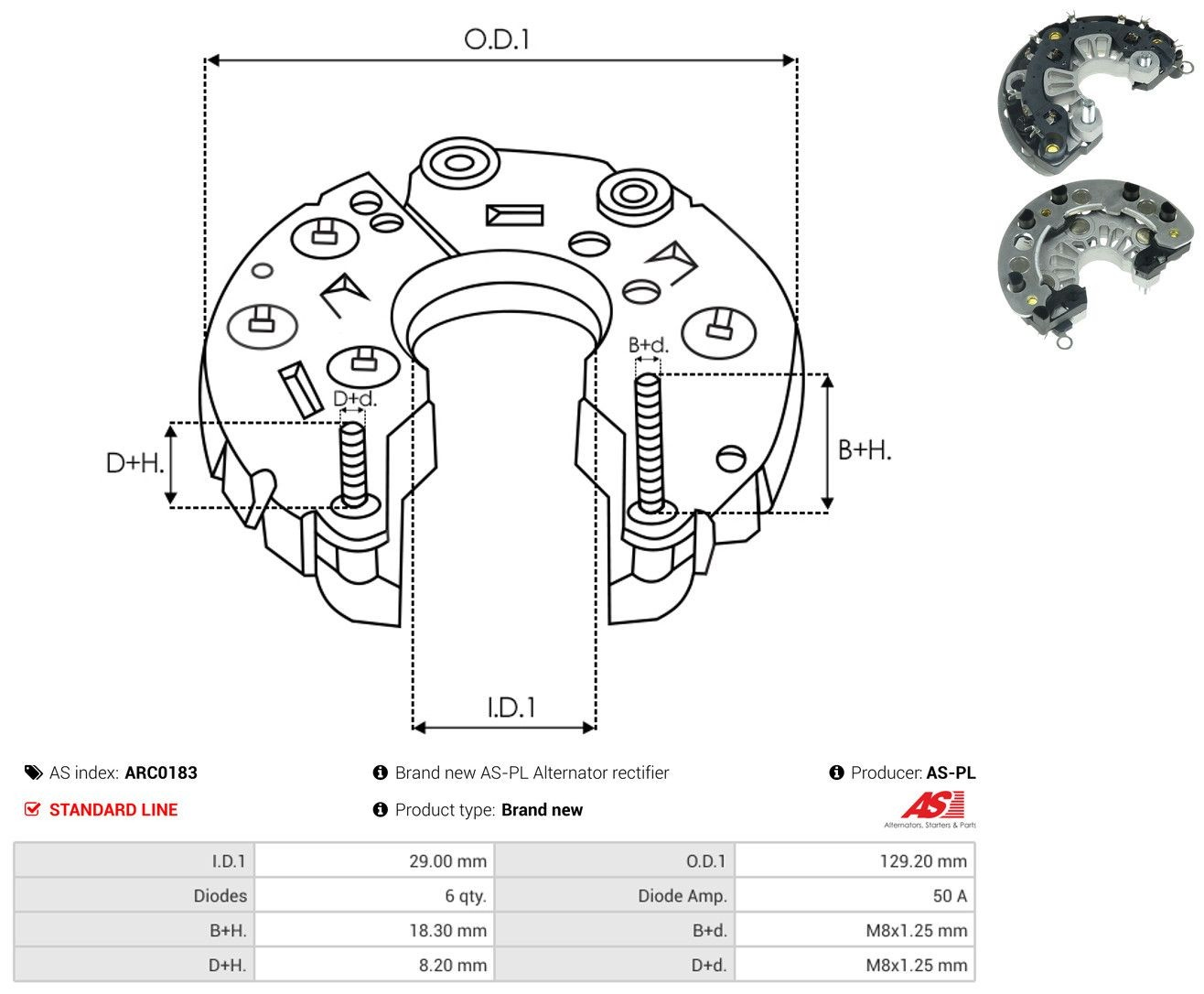 Mostek prostowniczy alternatora = Moster diodowy alternatora do Renault Vel Satis  BJ0