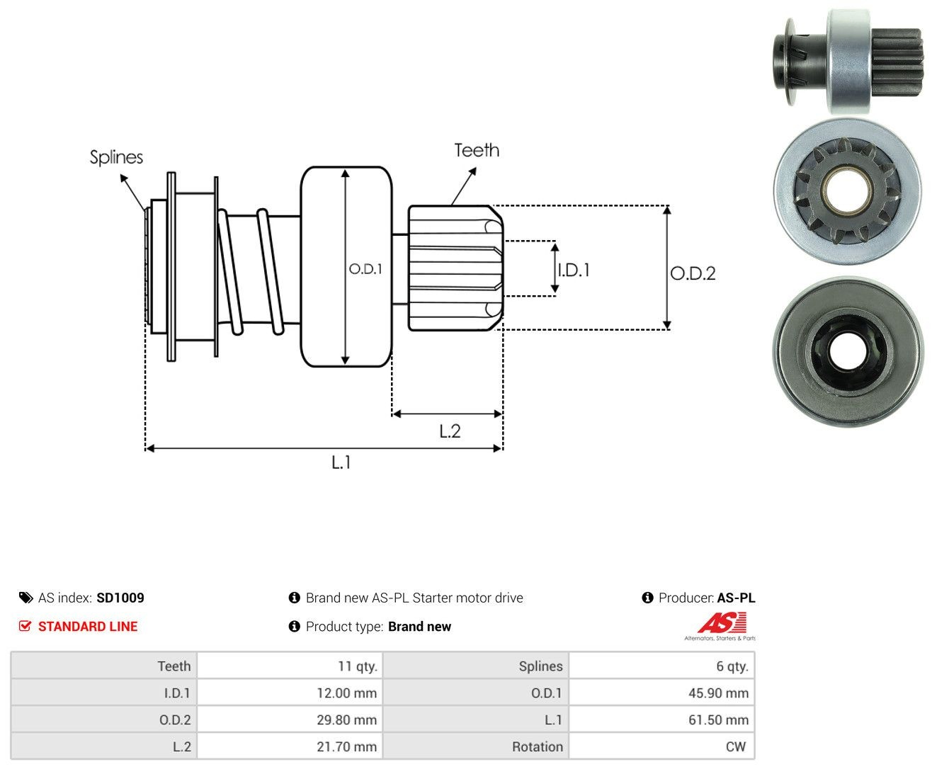  As-pl SD1009