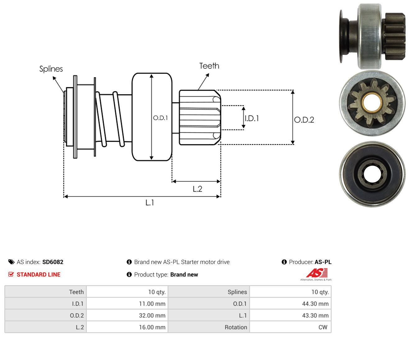Bendiks rozrusznika Toyota Land Cruiser PRADO ASIA SUV (J12) (2002 - 2010) cena, od 19,65 USD