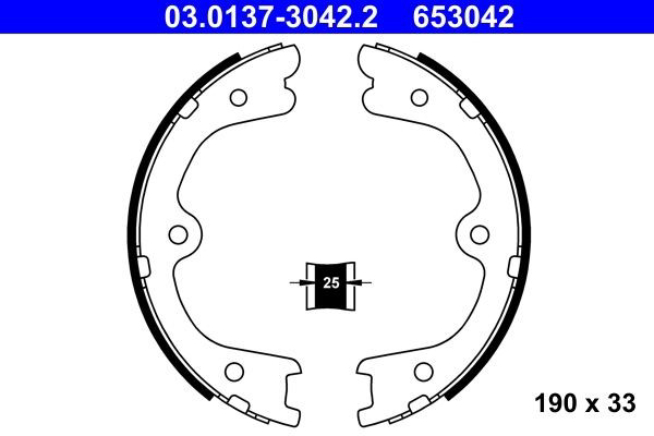 Klocki hamulca ręcznego do Nissan Navara NP300 IV D23, D23T