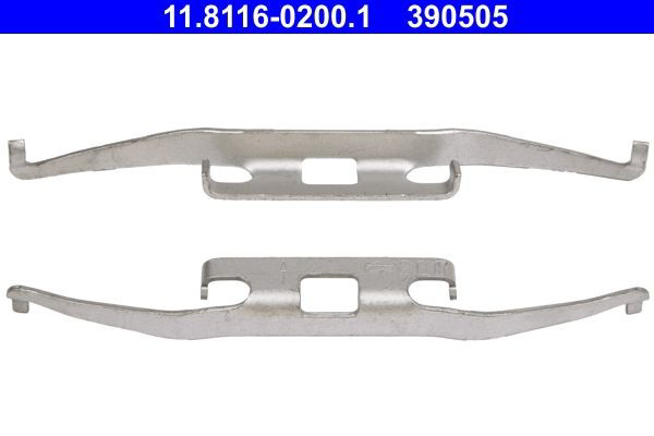 Zestaw sprężynek do mocowania klocków tarczowych przednich ATE 11811602001 cena, od 9,23 USD
