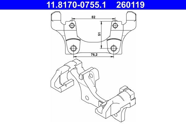 Jarzmo zacisku hamulcowego przedniego BMW 3 sedana (E90) (2004 - 2013) cena, od 31,10 USD