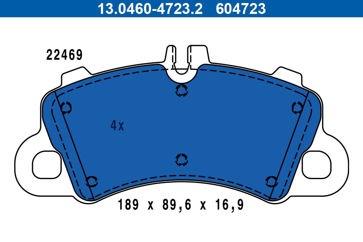 Klocki hamulcowe przednie tarczowe VAG 9Y0698151AN cena, od 61,81 USD