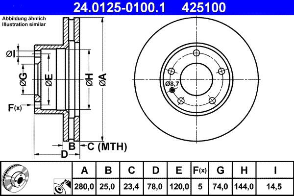 Tarcza hamulcowa przednia BMW 34111163141 cena, od 83,25 USD