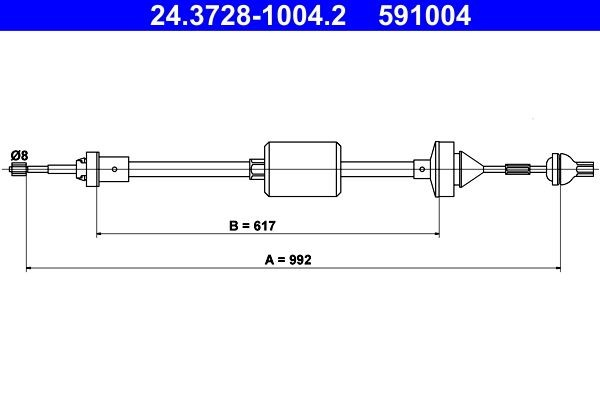 Linka sprzęgła Renault Clio I hatchback (BC57, 5357) (1990 - 1998) cena, od 21,75 USD